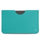 Apple iPad 10.2" (2019) leather pouch - Bleu fluo