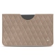 Funda de piel Apple iPad 10.2" (2019) - Taupe vintage - Couture