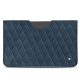 Capa em pele Apple iPad 10.2" (2019) - Jean vintage - Couture