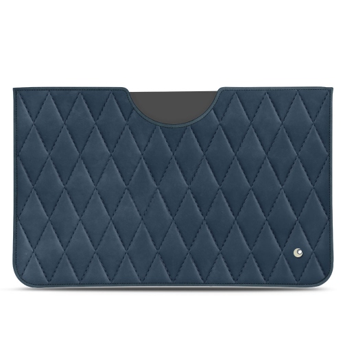 가죽 커버 Apple iPad 10.2" (2019 / 2020 / 2021)Jean vintage - Couture ( Pantone #2f414f  ) 