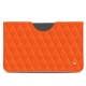 Pochette cuir Apple iPad 10.2" (2019) - Orange fluo - Couture