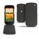 Funda de piel HTC One SV  - Ebène ( Sleek P C12 - Black ) 