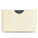Pochette cuir Apple iPad 10.2" (2019) - Crocodile milk