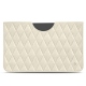 Pochette cuir Apple iPad 10.2" (2019) - Blanc escumo - Couture
