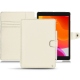 Apple iPad 10.2" (2019) leather case - Blanc (  Nappa - White ) 