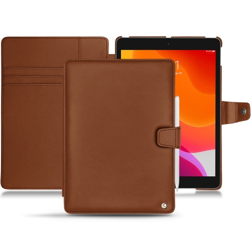 Housse cuir Apple iPad 10.2" (2019 / 2020 / 2021)Marron ( Nappa - Pantone #8B4720 ) 