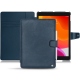 硬质真皮保护套 Apple iPad 10.2" (2019) - Jean vintage ( Roughtcut - Pantone 285U  ) 