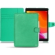 Apple iPad 10.2" (2019) leather case - Menthe vintage ( Pantone 562C ) 