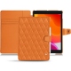 Housse cuir Apple iPad 10.2" (2019) - Orange - Couture ( Nappa - Pantone 1495U ) 