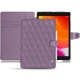 Apple iPad 10.2" (2019) leather case - Lilas - Couture ( Nappa - Pantone 2645U ) 
