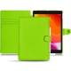 Apple iPad 10.2" (2019) leather case - Vert fluo