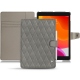 Apple iPad 10.2" (2019) leather case - Acier vintage - Couture
