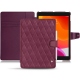 Housse cuir Apple iPad 10.2" (2019) - Prune vintage - Couture