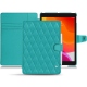 硬质真皮保护套 Apple iPad 10.2" (2019) - Bleu fluo - Couture