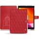 Apple iPad 10.2" (2019) leather case - Rouge troupelenc - Couture