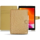 Apple iPad 10.2" (2019) leather case - Serpent sabbia