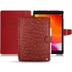 Housse cuir Apple iPad 10.2" (2019) - Autruche ciliegia