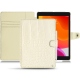 Housse cuir Apple iPad 10.2" (2019) - Crocodile milk
