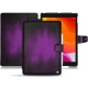 Apple iPad 10.2" (2019) leather case - Violet Patine