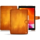 Apple iPad 10.2" (2019) leather case - Orange Patine