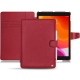 Apple iPad 10.2" (2019) leather case - Rouge passion