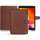 Apple iPad 10.2" (2019) leather case - Marron délicat