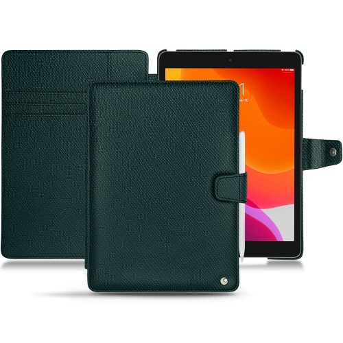 Housse cuir Apple iPad 10.2" (2019 / 2020 / 2021)Vert séduisant ( Pantone #1d3c34 ) 