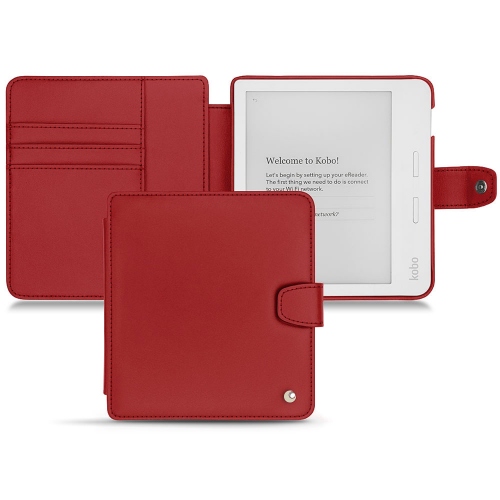 レザーケース Kobo Libra H2ORouge ( Nappa - Pantone #d50032 ) 