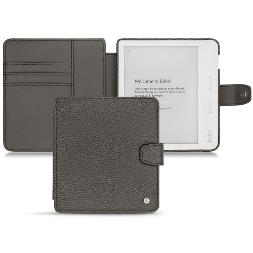 Custodia in pelle Kobo Libra H2OAnthracite ( Pantone #41403c ) 