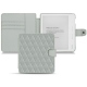 Lederschutzhülle Kobo Libra H2O - Gris - Couture ( Nappa - Pantone W428C ) 