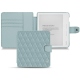 가죽 커버 Kobo Libra H2O - Bleu ciel - Couture ( Nappa - Pantone 277C ) 