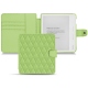 Funda de piel Kobo Libra H2O - Vert olive - Couture ( Nappa - Pantone 578U ) 