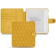 Custodia in pelle Kobo Libra H2O - Jaune soulèu - Couture