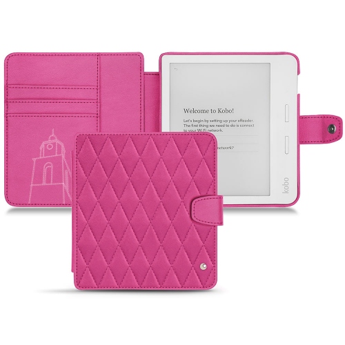硬质真皮保护套 Kobo Libra H2ORose BB - Couture ( Pantone #DB599F )