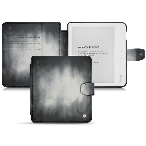 Funda de piel Kobo Libra H2OGris Patine
