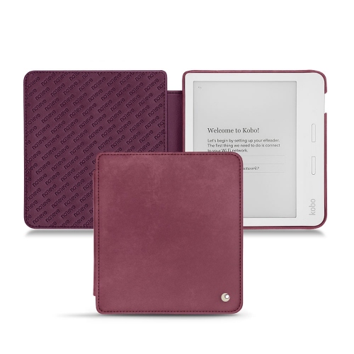 Custodia in pelle Kobo Libra H2OPrune vintage ( Pantone #612434 ) 