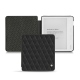 Capa em pele Kobo Libra H2O - Noir - Couture ( Nappa - Black ) 