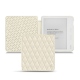 Custodia in pelle Kobo Libra H2O - Blanc - Couture ( Bologna - White ) 