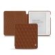 Housse cuir Kobo Libra H2O - Marron - Couture ( Nappa - Pantone 1615C ) 