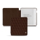 Capa em pele Kobo Libra H2O - Châtaigne - Couture ( Pantone 476C ) 