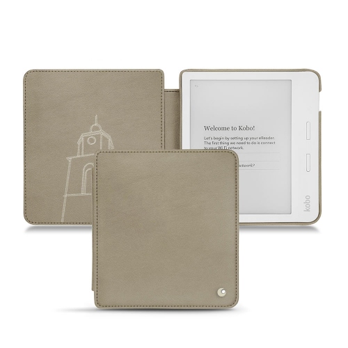 Kobo Libra H2O leather caseDarboun sabla ( Pantone #BCB1A1 )