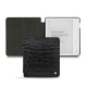 Capa em pele Kobo Libra H2O - Crocodile nero