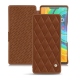 Huawei Mate 30 Pro leather case - Marron - Couture ( Nappa - Pantone 1615C ) 