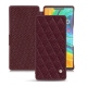 Huawei Mate 30 Pro leather case - Lie de vin - Couture ( Pantone 5115C ) 