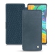 Housse cuir Huawei Mate 30 Pro - Jean vintage ( Roughtcut - Pantone 285U  ) 