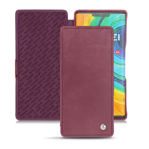 硬质真皮保护套 Huawei Mate 30 ProPrune vintage ( Pantone #612434 ) 