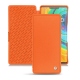 Huawei Mate 30 Pro leather case - Orange fluo