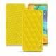 가죽 커버 Huawei Mate 30 Pro - Jaune fluo - Couture