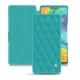 Housse cuir Huawei Mate 30 Pro - Bleu fluo - Couture