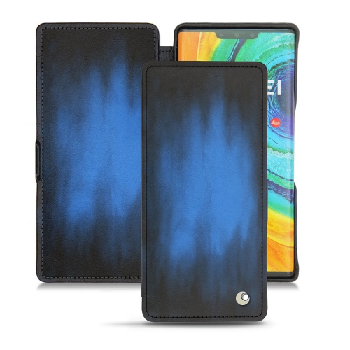 Capa em pele Huawei Mate 30 ProBleu Patine